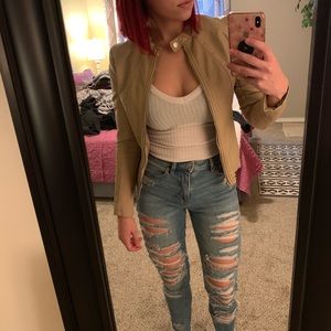 Express faux leather jacket